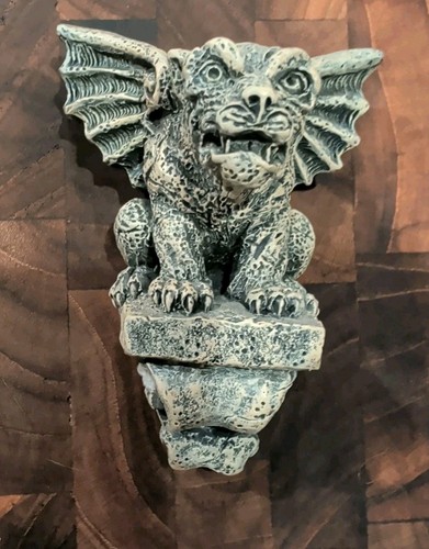 Vintage winged gargoyle - winged,