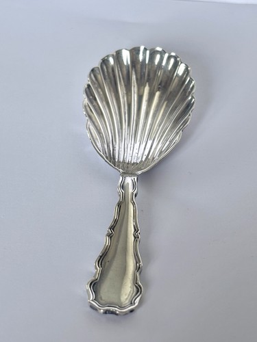 George silver caddy - silver, spoon