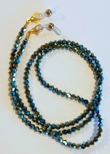 EYEGLASS CHAIN 27" MONEY GREEN