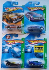 Four Hotwheels Treasure Hunt