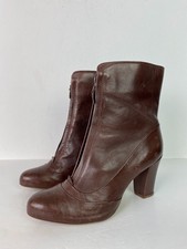 Clarks Brown Leather Ankle