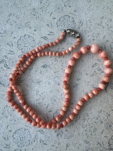 Vintage antique coral necklace - vintage/antique,