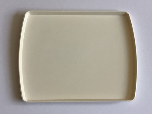 Pan cream plastic meal - am,