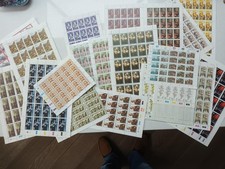 South African 19 full sheets of stamps 1978-1981 and one 1992 see scans