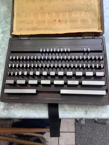 Imperial slip gauge - set, made