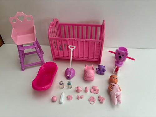 Barbie baby doll playset - barbie,