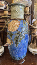 Large Antique Royal Doulton Vase 12ins High