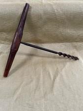 Vintage French Woodworkers T Handled Hand Auger