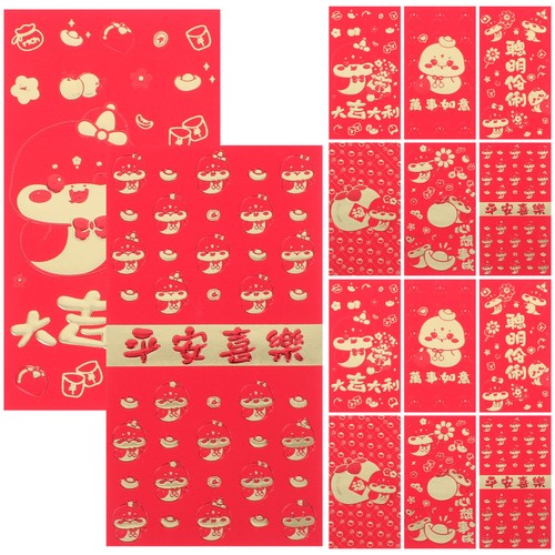 Pcs chinese new - 36, red
