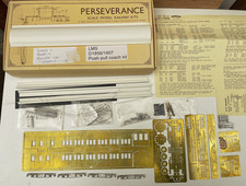 Perseverance LMS Push Pull Driving coach etched brass kit 4mm Finescale OO/EM/P4