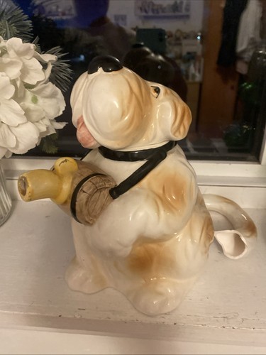 Large ceramic bulldog dog - large,