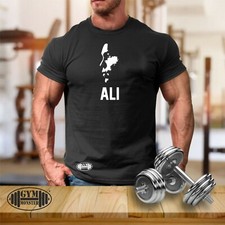 Ali T Shirt Boxing Champion Gym Clothing Bodybuilding Training Workout MMA Top