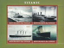 Titanic 2018 MNH stamp sheetlet
