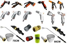 Spray Gun, Hose Nozzle, Multi Pattern, Soft Grip, Aluminium/ PP/ Metal/ Brass