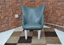 Children Chair Grey Leather Armchair Wingback RRP £199