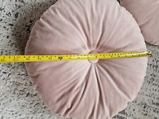 2-Pack pink Decorative Pillow, Soft Cushions  40x40 round