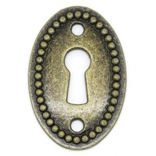 Antique Bronze Ornate Oval