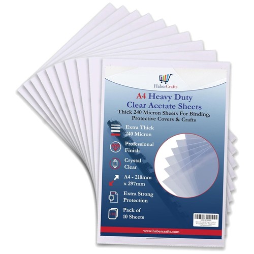 Versatile clear acetate - a4,