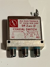 RLC ELECTRONICS SR-2  SPCO RF SMA COAX SWITCH RELAY  12.4GHz  28Vdc     AD1M5