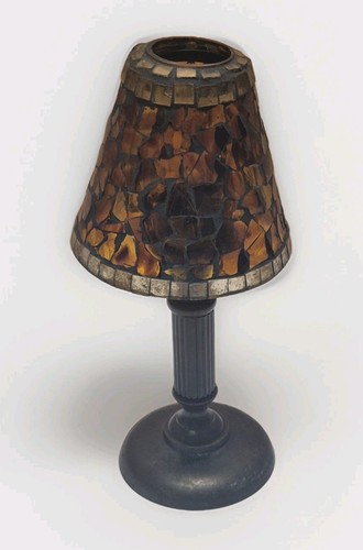 Mosaic glass candle - mosaic,