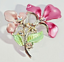 Brooch LUXURY Silver DIAMANTE