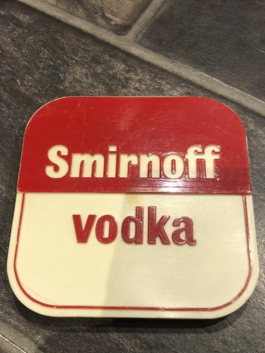 Vintage smirnoff vodka optic - vintage,