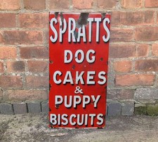 Vintage Spratt Dog Cakes Metal