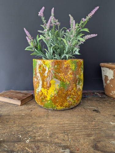 Vintage handmade pottery glaze - handmade,