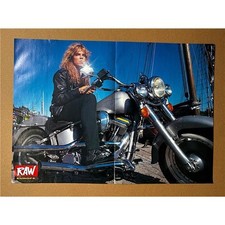 EUROPE JOEY TEMPEST RAW PIN-UP  POSTER original centre poster so it is folded wi