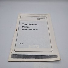 USA Department of Commerce 1976 Yagi Antenna Design Report
