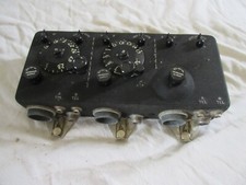 C-43/ARC-5 COMMAND RADIO RECEIVER TRIPLE RX CONTROL BOX  2 HF 1 VHF RARE  A7