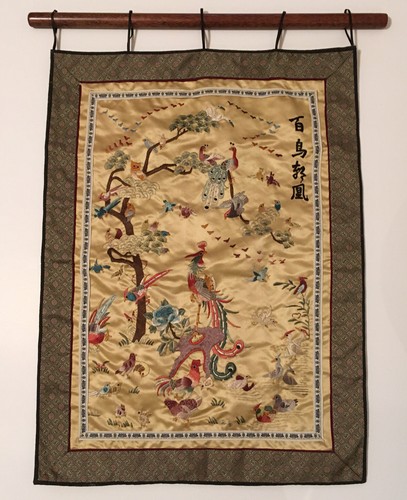 Vintage oriental embroidery - oriental,