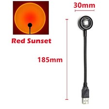 Sunset Lamp Projection - 16 Colour | Sunset Light with 24Keys Remote Multicolou