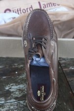 mens brown deck shoes leather