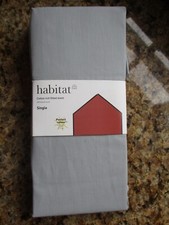 New HABITAT Grey Cotton Rich