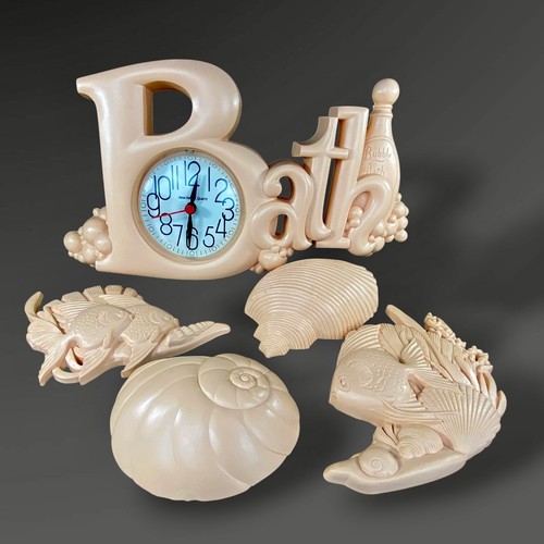 Burwood bubble bath wall clock - bubble,