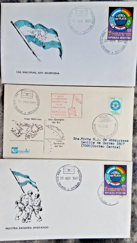 Falkland islands 1982 three - falkland,