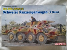 Dragon 1/35 Sd.Kfz 234/3 8-rad armoured car, 75mm Stummel, PE, parts sealed 6257