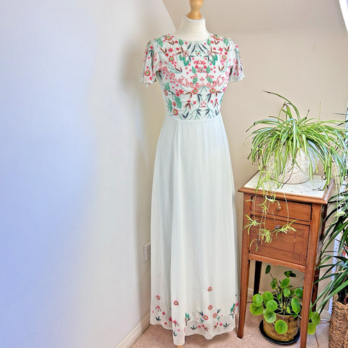Frock frill maxi dress - uk, 6