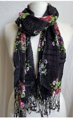 Designer black floral print - designer,