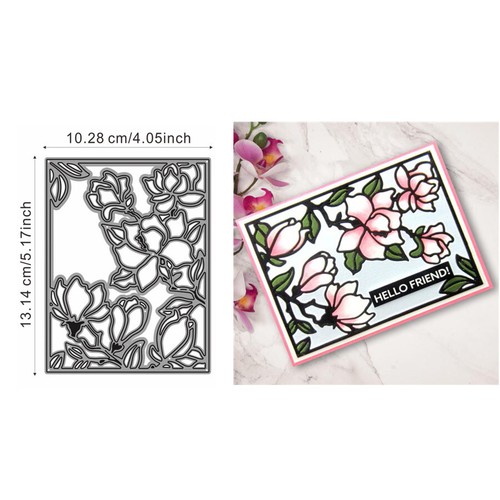 Layering blooms flowers frame - flowers,