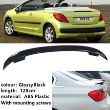 Fit For Peugeot 207 CC 2007-2015 Rear Boot Trunk Racing Spoiler Wing Universal