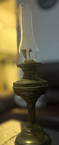 Bronze oil lamp - lantern, design