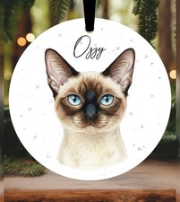 Siamese Christmas Bauble
