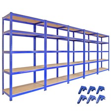 5x 90cm Large Blue Racking