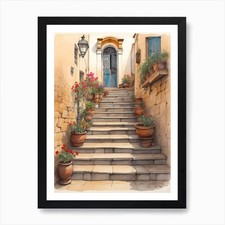 Stairway To Heaven 8 Art Print Framed Wall Art Poster Canvas Print Picture