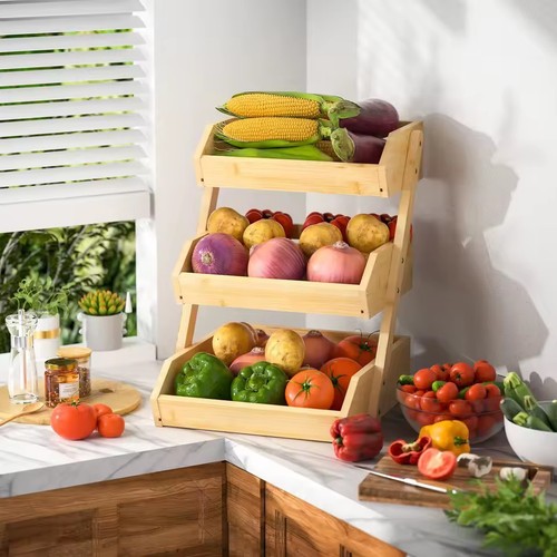 Tier bamboo fruit - 3-tier,