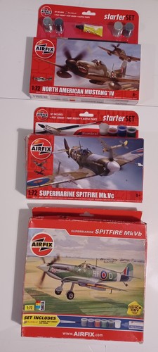 Three old unused airfix - three, models