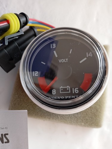 Volvo penta volt meter gauge - volvo,