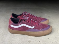 Vans TNT Trujillo Pro Skate Shoes - Men’s Size 9 Burgundy Maroon Wine And Gum